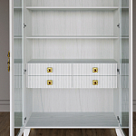 Дизайнерский шкаф витрина Elsa Dreams White с 4-мя ящиками варинант исполнения - 6 | Loft Concept в Липецке