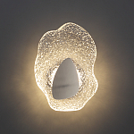 Бра с рельефным волнообразным стеклянным плафоном и вставкой из мрамора Liquid Stone варинант исполнения - 9 | Loft Concept в Липецке