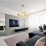 Люстра подвесная с 6-ю круглыми светодиодными лампами Catcher варинант исполнения - 2 | Loft Concept в Липецке