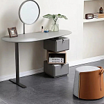 Консоль с зеркалом и  3-мя вращающимися ящиками Eloida варинант исполнения - 5 | Loft Concept в Липецке