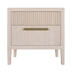 Прикроватная Тумбочка Primo с двумя ящиками Светлый дуб варинант исполнения - 7 | Loft Concept в Липецке