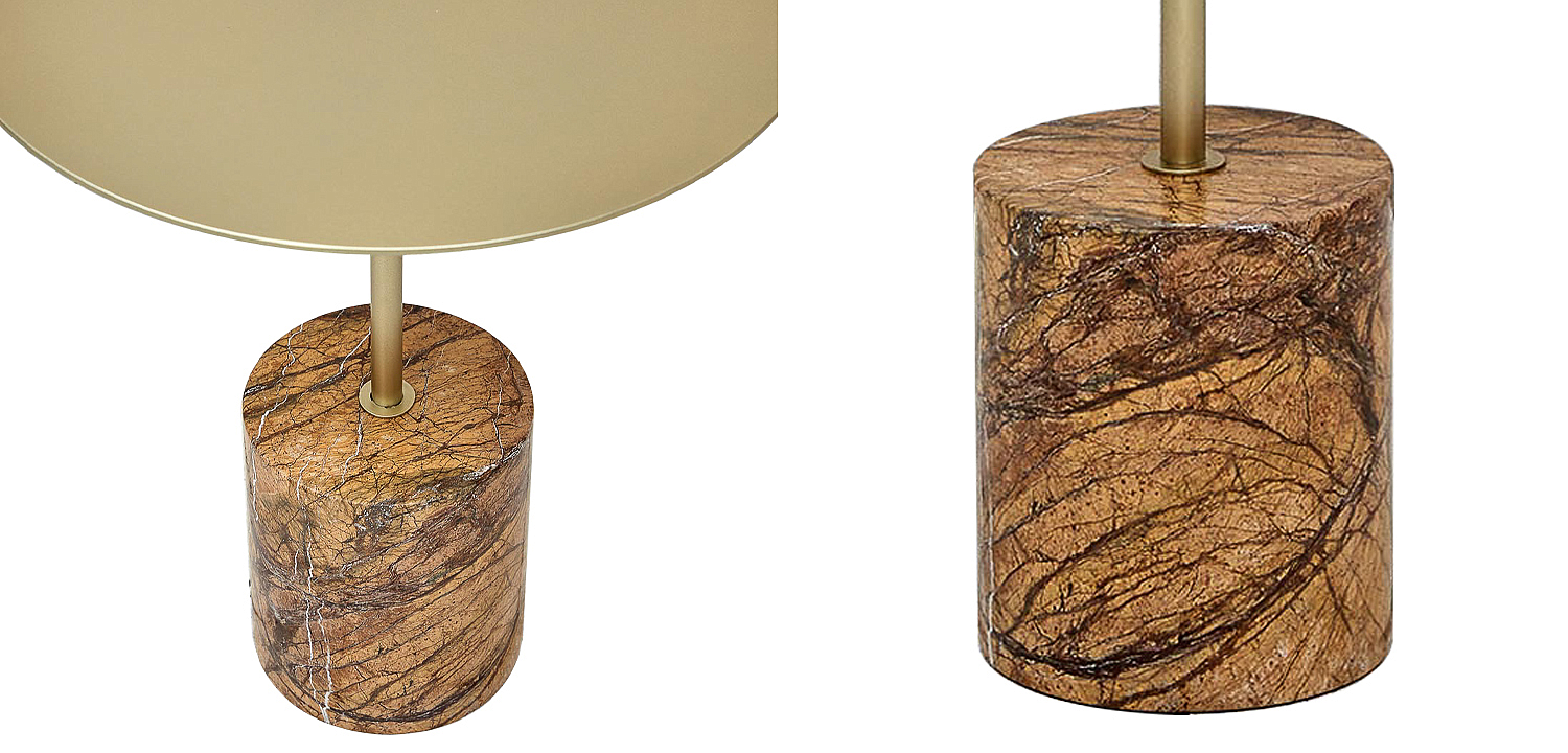 Приставной стол Thabi Light Brown Side table Приставной стол Thabi Light Brown Side table - Loft-Concept в Липецке