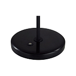 Настольная лампа черного цвета с круглым основанием и длинным прямым плафоном Trumpet tube варинант исполнения - 3 | Loft Concept в Липецке