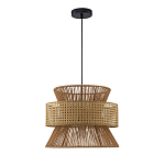 Подвесной светильник с абажуром из натуральных материалов Light Inside the Cell варинант исполнения - 3 | Loft Concept в Липецке