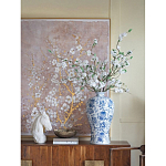 Ваза фарфоровая высокая с синими цветочными мотивами Independence варинант исполнения - 4 | Loft Concept в Липецке