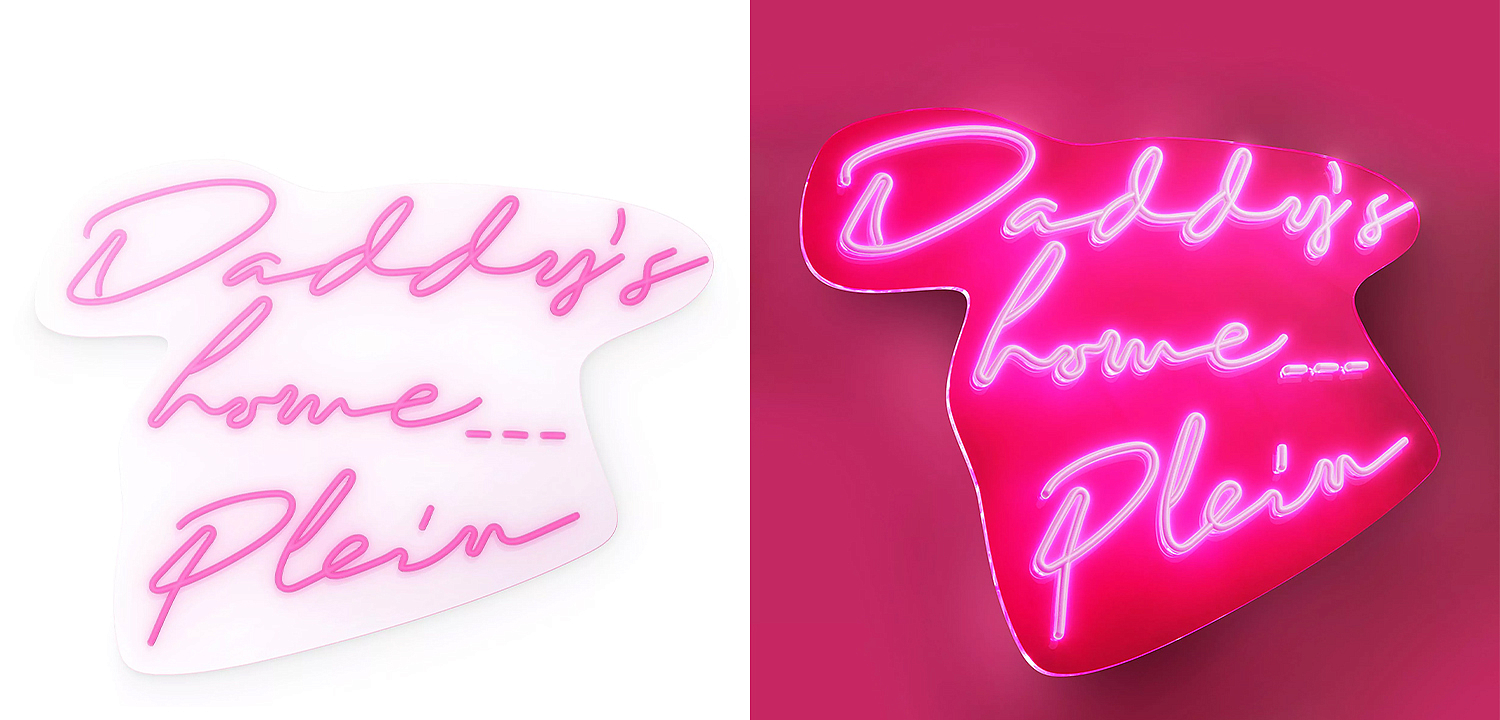 Неоновая настенная лампа Philipp Plein Neon Daddy Неоновая настенная лампа Philipp Plein Neon Daddy