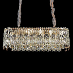 Люстра овальная с хрустальными подвесками Roul Crystal Light варинант исполнения - 2 | Loft Concept в Липецке