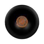 Встраиваемый спот светодиодный круглый черного цвета с углублением Ombra Lux  варинант исполнения - 2 | Loft Concept в Липецке