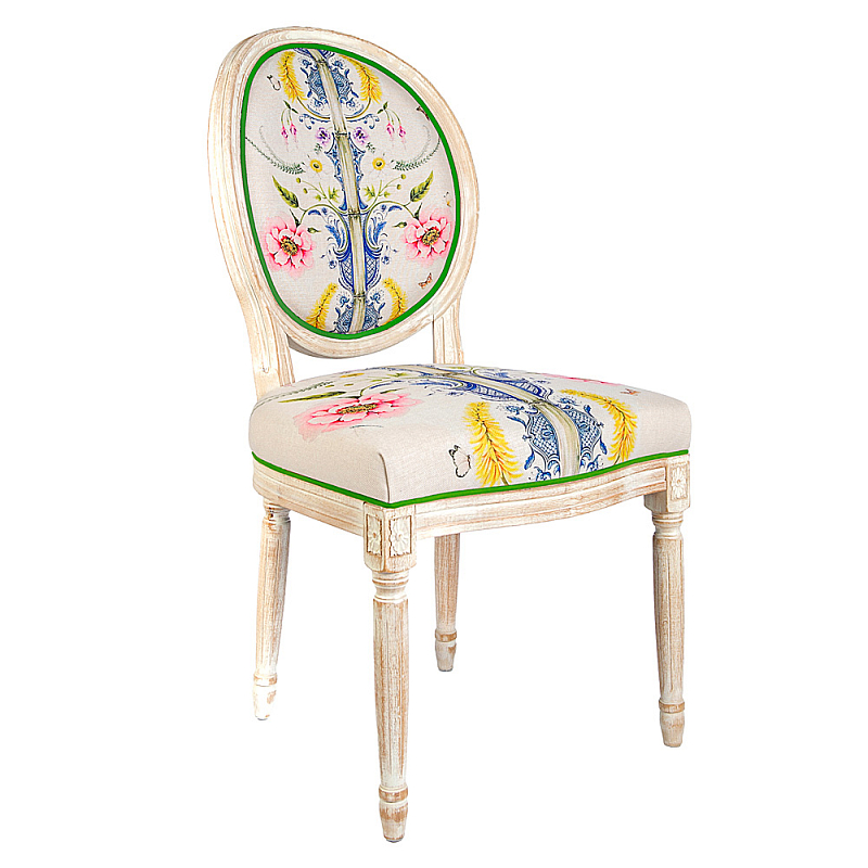 Стул Flower Waltz Stool Бежевый Мульти Стул Flower Waltz Stool Бежевый Мульти в Липецке | Loft Concept