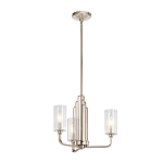  Люстра с прозрачными рифлеными цилиндрическими плафонами Kichler варинант исполнения - 9 | Loft Concept в Липецке