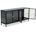 Сервант четырехдверный с рифленым стеклом The Keeper варинант исполнения - 2 | Loft Concept в Липецке