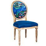 Стул из натурального бука с цветочным принтом Impressionism in Art варинант исполнения - 2 | Loft Concept в Липецке