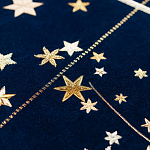 Обои с вышивкой ручной работы Cosmos Original colourway on velvet варинант исполнения - 4 | Loft Concept в Липецке