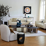 Приставной столик черного цвета AMORPHOUS варинант исполнения - 4 | Loft Concept в Липецке