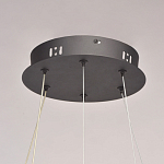 Люстра с двумя кольцами черного цвета с хрустальными элементами QUARTZ CRYSTAL варинант исполнения - 15 | Loft Concept в Липецке