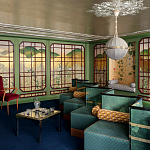 Обои ручная роспись The Plain of Musashi Original colourway on painted Xuan paper with gold ombre варинант исполнения - 1 | Loft Concept в Липецке