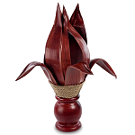 Настольная лампа красная INDONESIAN LAMPS варинант исполнения - 1 | Loft Concept в Липецке