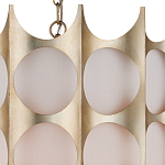 Подвесной светильник в форме цилиндра с фактурным серебряным каркасом и тканевым абажуром Silver Honeycomb варинант исполнения - 2 | Loft Concept в Липецке