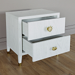 Тумба прикроватная с двумя ящиками Elsa Dreams White варинант исполнения - 2 | Loft Concept в Липецке