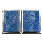 Портсигар с газовой зажигалкой из натурального камня Лазурит Stone Cigarettes Cases варинант исполнения - 9 | Loft Concept в Липецке