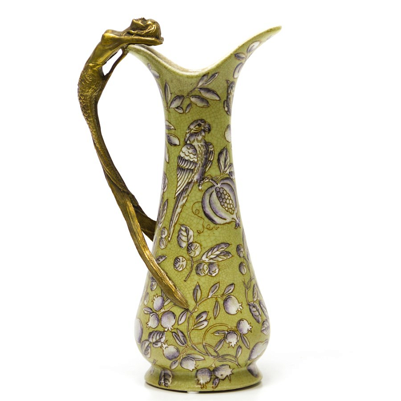 Кувшин Parrot and Fruit Abstraction Желтый Бронза в Липецке | Loft Concept 