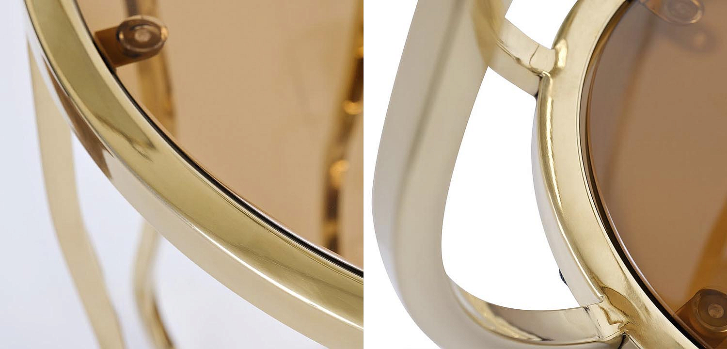 Приставной стол Fedric Side Table gold Приставной стол Fedric Side Table gold - Loft-Concept в Липецке