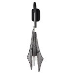 Бра черного цвета с плафоном из рельефного стекла Glass Pod варинант исполнения - 7 | Loft Concept в Липецке