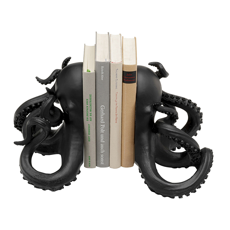 Держатель для книг Черный Осьминог Черный в Липецке | Loft Concept 