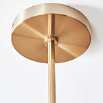 Люстра линейная с 2-мя белыми плиссированными тканевыми абажурами Combination варинант исполнения - 1 | Loft Concept в Липецке