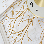 Часы настенные из металла золотые с белым циферблатом Current Time варинант исполнения - 3 | Loft Concept в Липецке