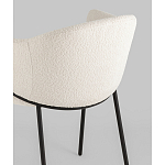 Стул Brace букле белый варинант исполнения - 3 | Loft Concept в Липецке