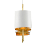 Люстра прямоугольная с белыми цилиндрическими абажурами White Ribbon варинант исполнения - 1 | Loft Concept в Липецке