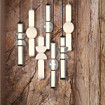 Подвесной светильник с белыми матовыми плафонами Hiding secrets варинант исполнения - 5 | Loft Concept в Липецке