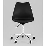 Офисный стул на металлическом основании EGGERY Black пластик варинант исполнения - 5 | Loft Concept в Липецке