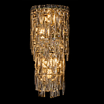 Бра с каскадом из прозрачного хрусталя и корпусом золотого цвета Constant Sparks варинант исполнения - 1 | Loft Concept в Липецке