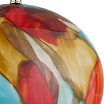 Настольная лампа разноцветная с овальным тканевым абажуром Abstraction варинант исполнения - 1 | Loft Concept в Липецке