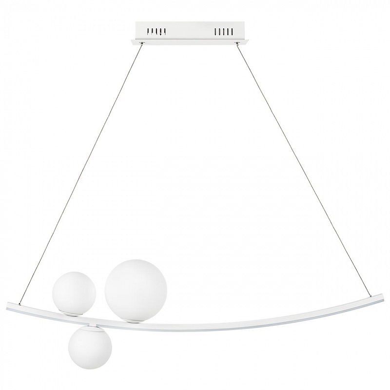 Люстра Galla Bubbles Arc Белый Люстра Galla Bubbles Arc Белый в Липецке | Loft Concept