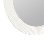 Зеркало в круглой фактурной раме Mirror Modern Texture белое варинант исполнения - 2 | Loft Concept в Липецке