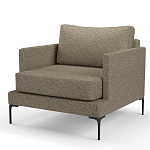 Мебельная ткань Шенилл коричневый цвет 138 см T4-28 варинант исполнения - 7 | Loft Concept в Липецке