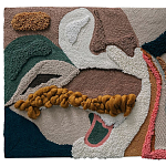 Тканый вручную текстильный гобелен Orchid варинант исполнения - 3 | Loft Concept в Липецке