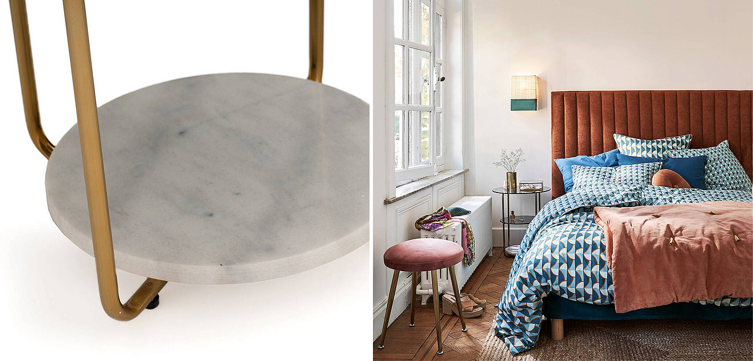 Приставной стол White Marble Приставной стол White Marble - Loft-Concept в Липецке