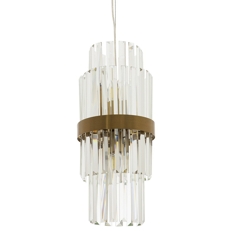 Подвесной светильник Deniel Crystal Hanging Lamp Bronze Прозрачное Стекло Бронза Подвесной светильник Deniel Crystal Hanging Lamp Bronze Прозрачное Стекло Бронза в Липецке | Loft Concept