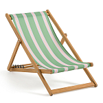 Шезлонг из акации и ткани Argentina варинант исполнения - 1 | Loft Concept в Липецке