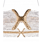 Люстра кольцевая с текстурным природным рисунком IceFlame варинант исполнения - 1 | Loft Concept в Липецке