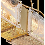 Люстра прямоугольная из фактурного стекла Chandelier Beam варинант исполнения - 1 | Loft Concept в Липецке