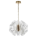 Люстра с крупными рельефным декором в виде лепестков 60 см Ethereal Bloom варинант исполнения - 2 | Loft Concept в Липецке