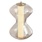 Бра светодиодное с стеклянным волнообразным плафоном Amphora of Light варинант исполнения - 4 | Loft Concept в Липецке