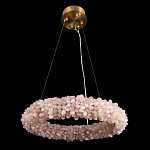 Люстра кольцевая с частичками натурального горного хрусталя Crystal Shimmer варинант исполнения - 3 | Loft Concept в Липецке