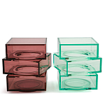 Стол журнальный в форме кубов Acrylic Furniture Lumina Mint Breeze варинант исполнения - 5 | Loft Concept в Липецке