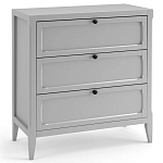 Комод с 3-мя ящиками серый Silva Grey Chest of Drawers варинант исполнения - 2 | Loft Concept в Липецке